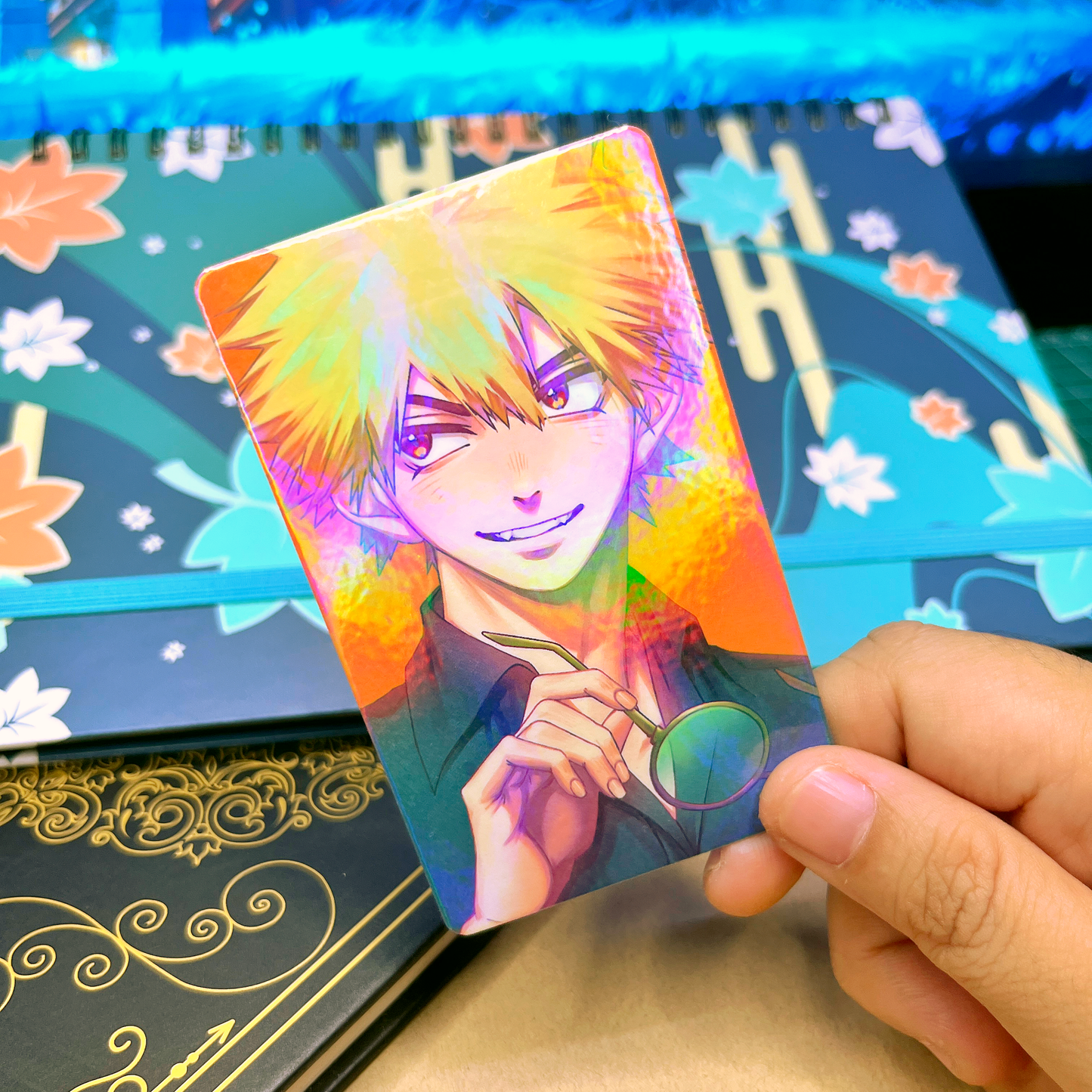 MHA: Glasses ♦ Photocard