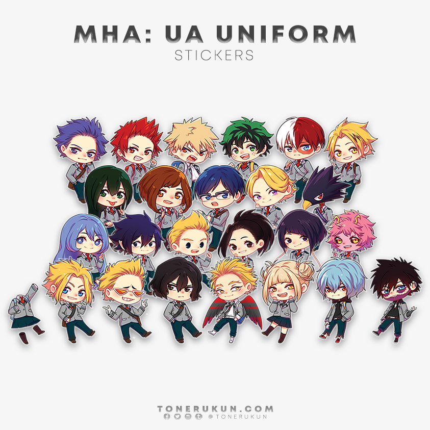 MHA: UA Uniform ♦ Vinyl Stickers