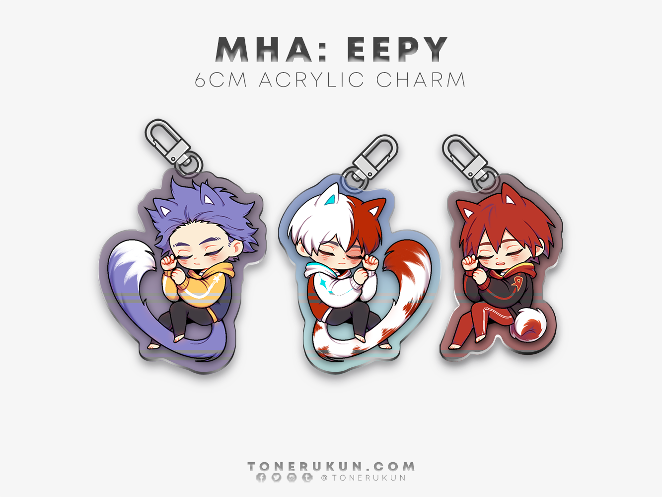 MHA: Eepy ♦ Charms / Vinyl Stickers