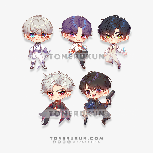 Love & Deepspace ♦ Charms / Vinyl Stickers