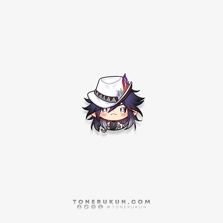 HSR: Chibi Smols ♦ Acrylic Charm / Vinyl Sticker