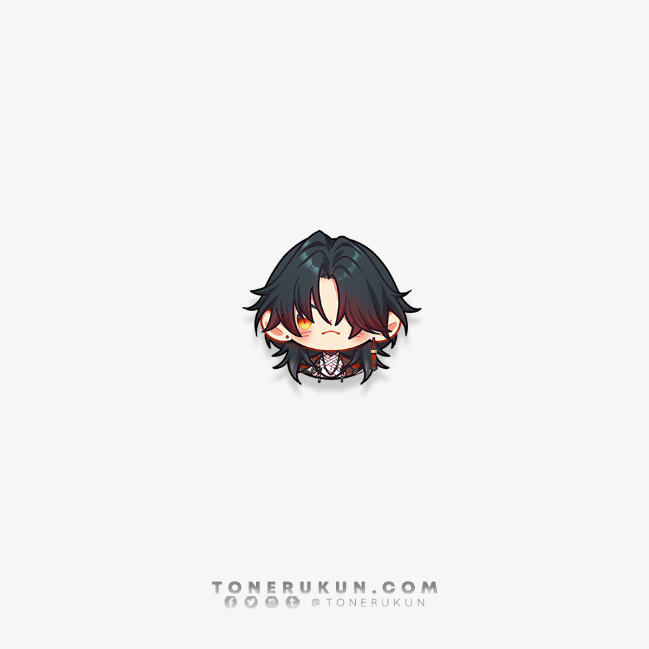 HSR: Chibi Smols ♦ Acrylic Charm / Vinyl Sticker