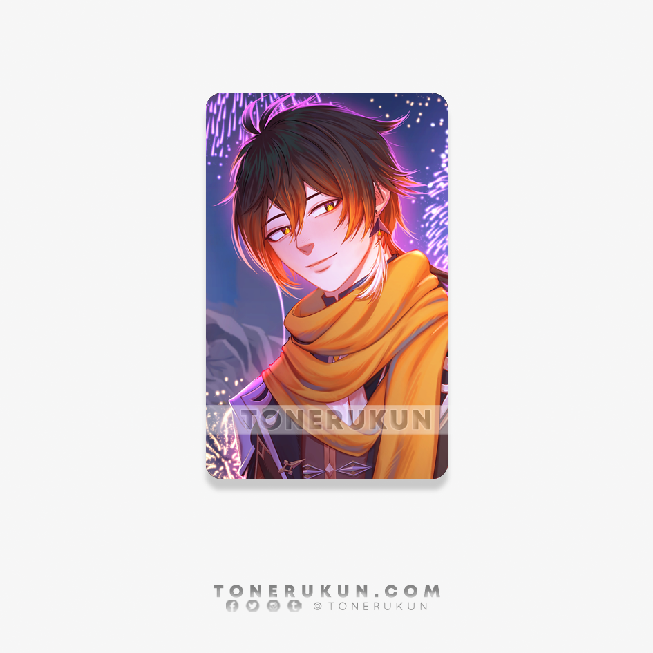 GENSHIN IMPACT: New Year Zhongli ♦ Photocard