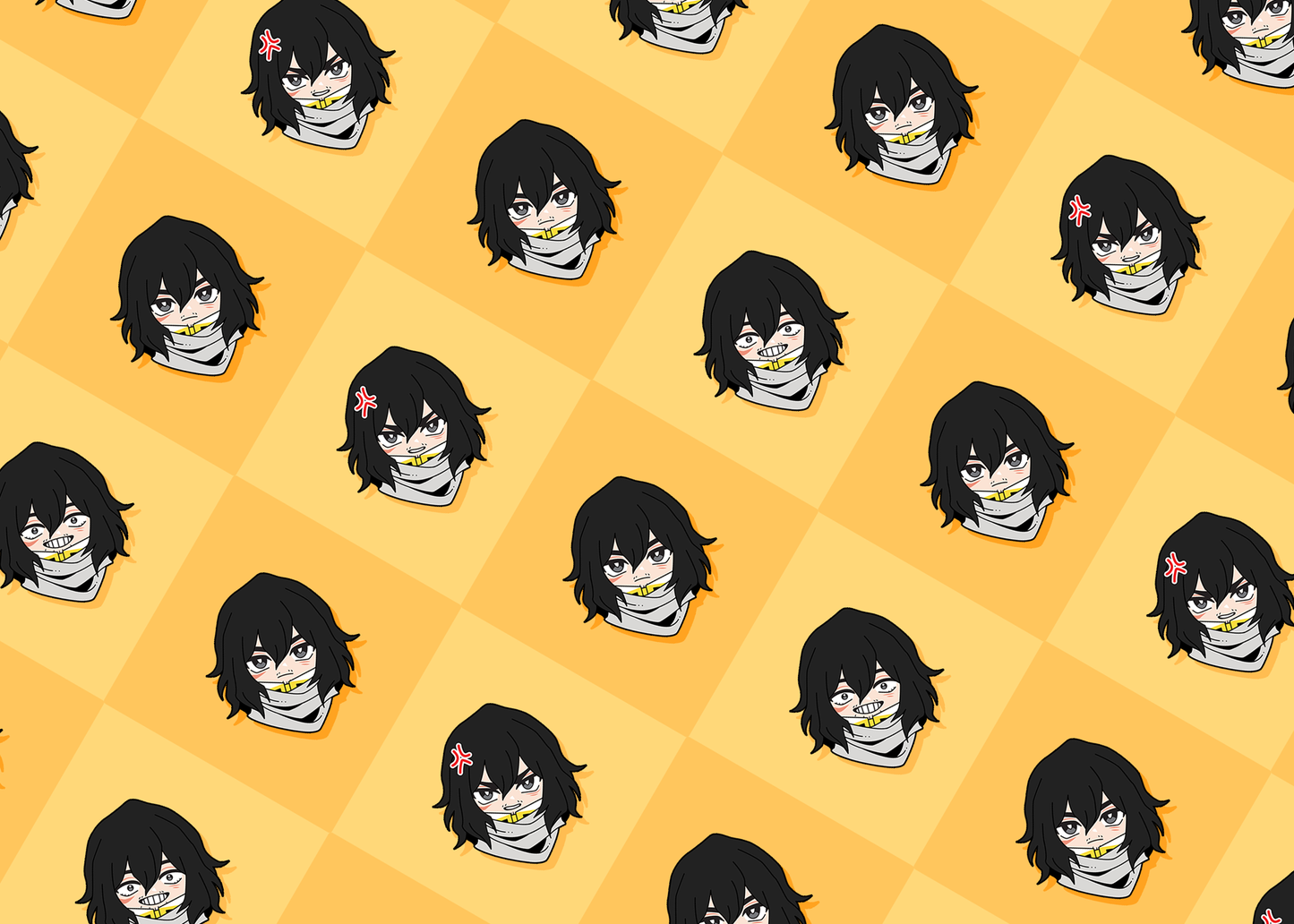 MHA: Aizawa / Shinsou ♦ Zipper Pouch