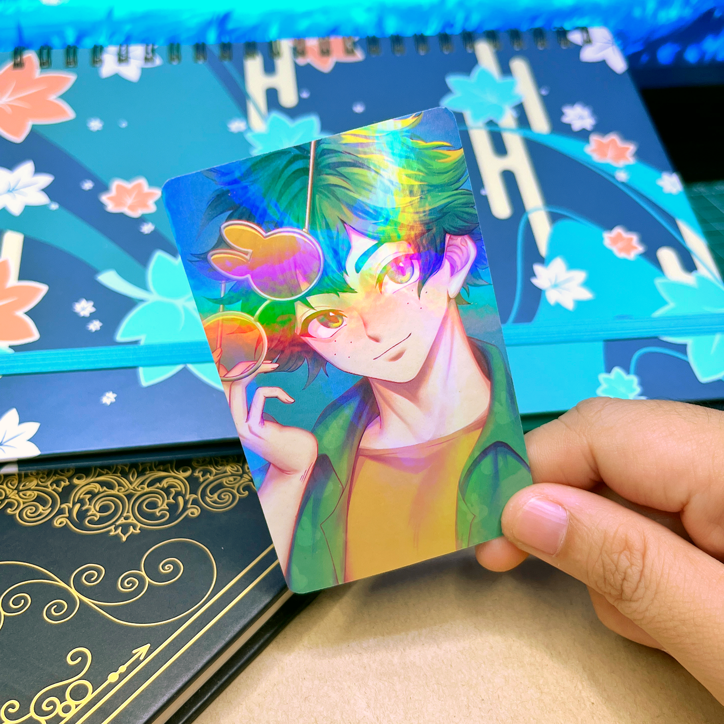 MHA: Glasses ♦ Photocard