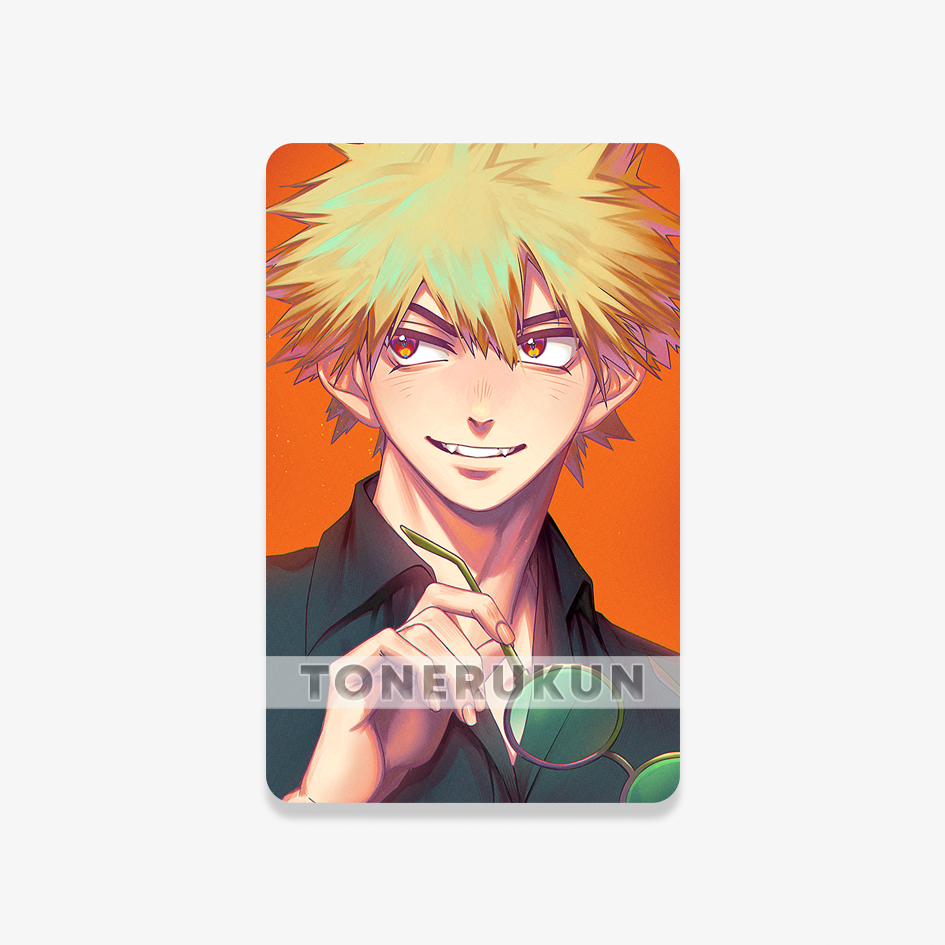 MHA: Glasses ♦ Photocard