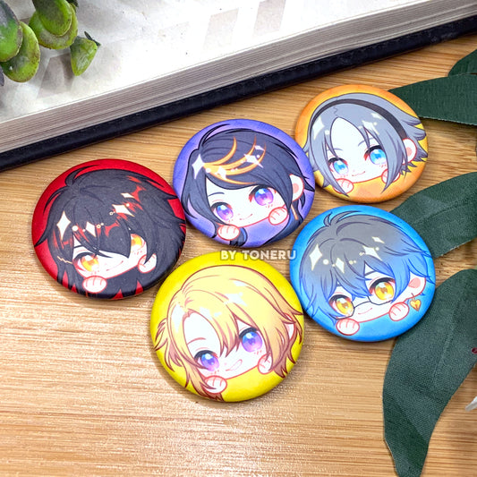 Nijisanji: LUXIEM ♦ Button Pins